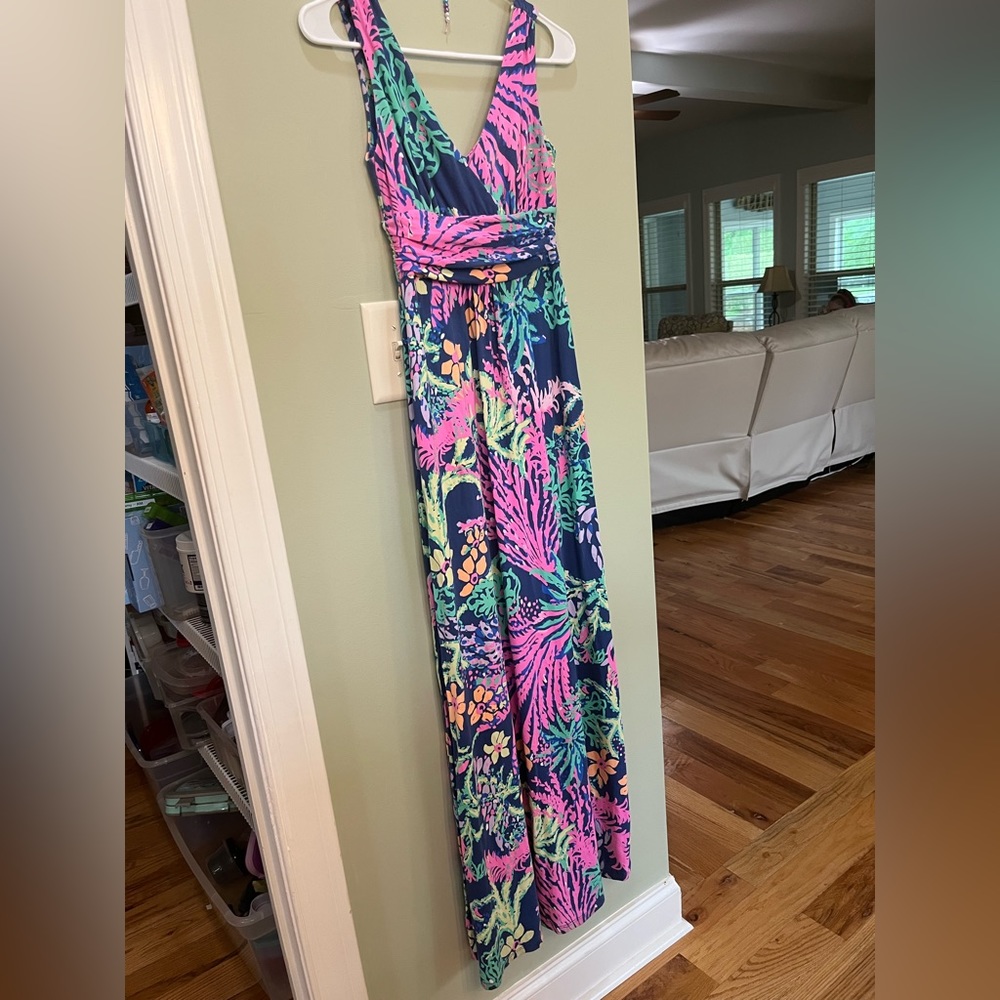 Lilly Pulitzer Sloan V-neck Maxi Dress size XS